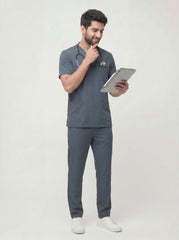 Zipper Pocket Stretchable - Grey